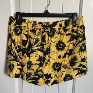 J Crew Fabric Floral Shorts